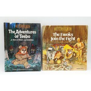 Return of the Jedi: The Adventures of Teebo & The Ewoks Join The Fight Books 80s